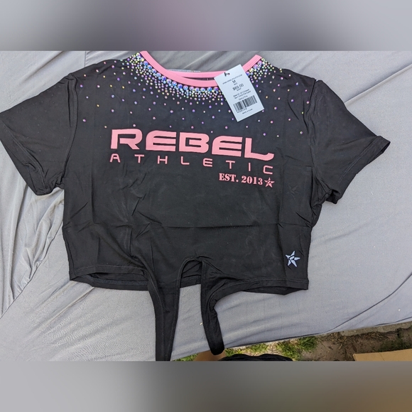Adult Rebel Athletic Cropped Tee - Picture 6 of 12
